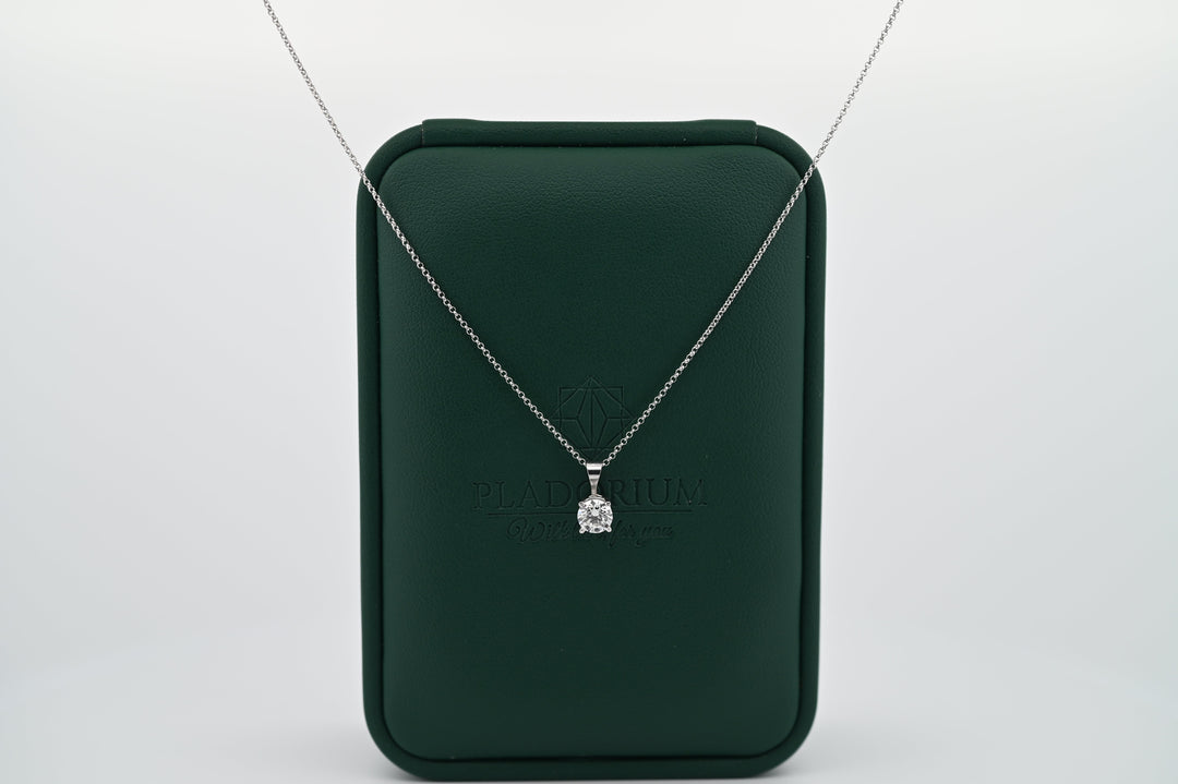 Lanț cu pandantiv diamant lab-grown, pladorium.ro, elegant, certificat IGI/GIA, stil premium, livrare rapidă, retur gratuit.