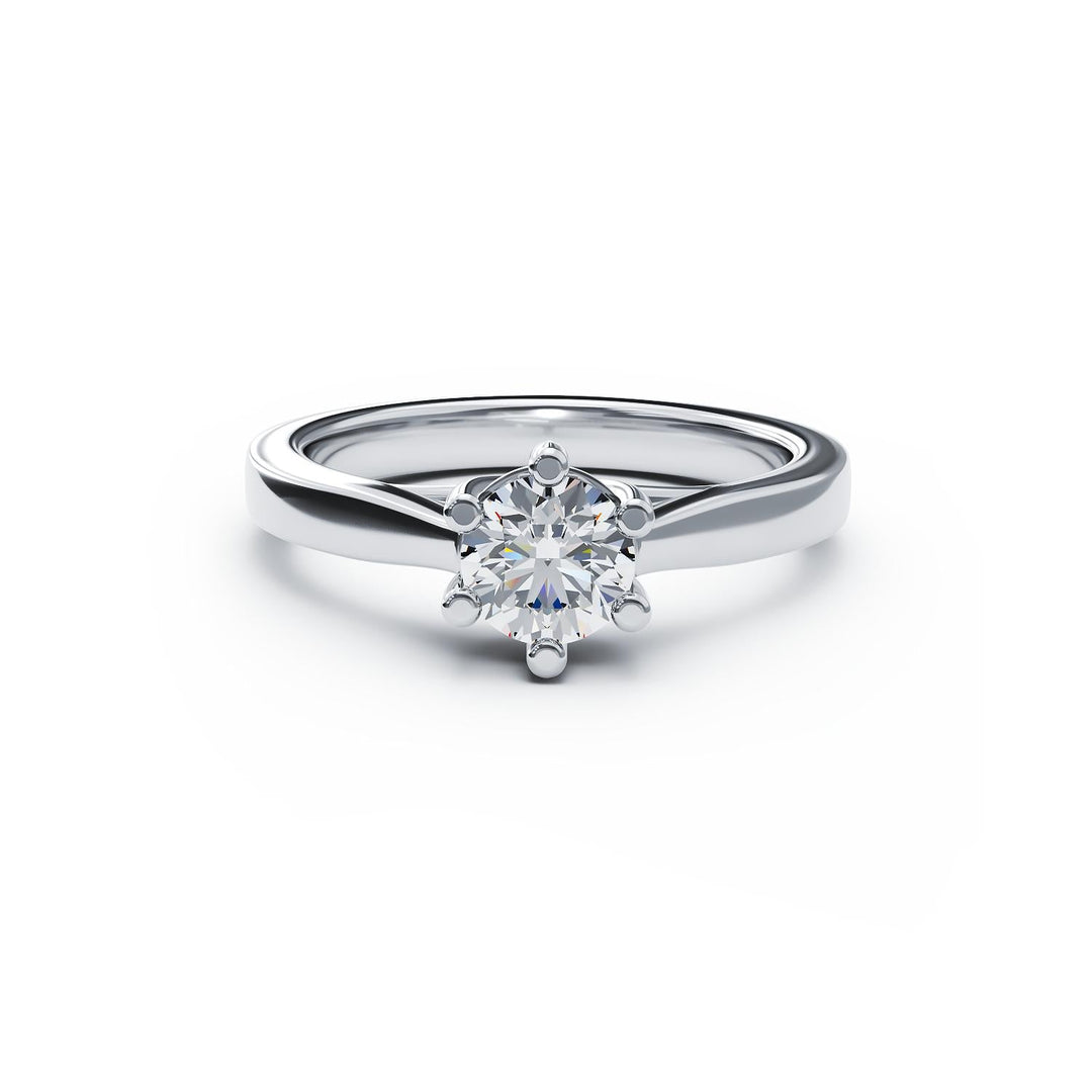 Inel de logodnă cu diamant natural certificat, stil rafinat, disponibil pe pladorium.ro, cu livrare rapidă și retur gratuit.