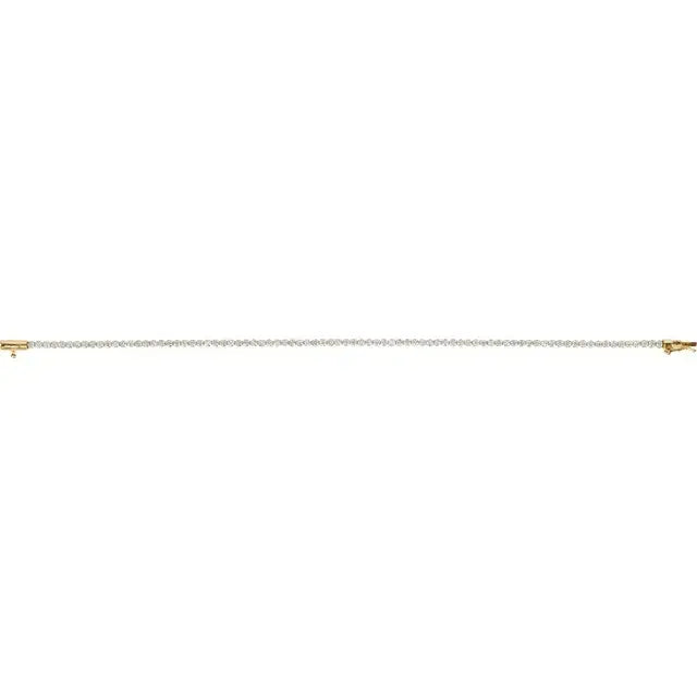Brățară aur 1.7mm cu diamante 1.6ct lab grown, eleganță și rafinament din aur galben sau alb 14K, cadou premium pentru femei.