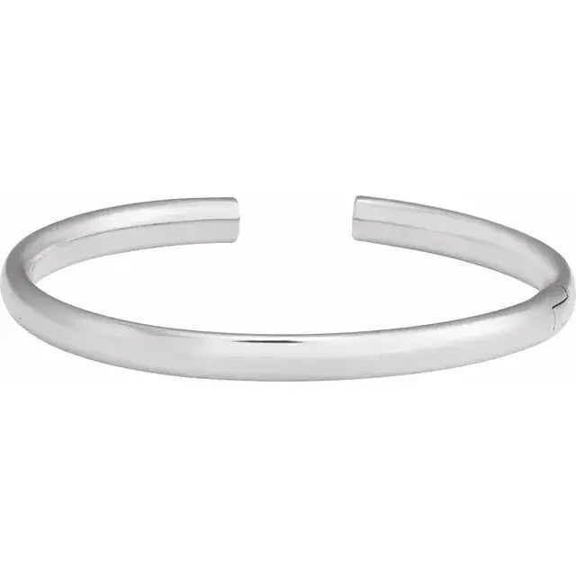 Brățară Lyra din aur alb 5mm, elegantă și delicată, simbol al rafinamentului și echilibrului, ideală pentru cadou premium pentru femei.