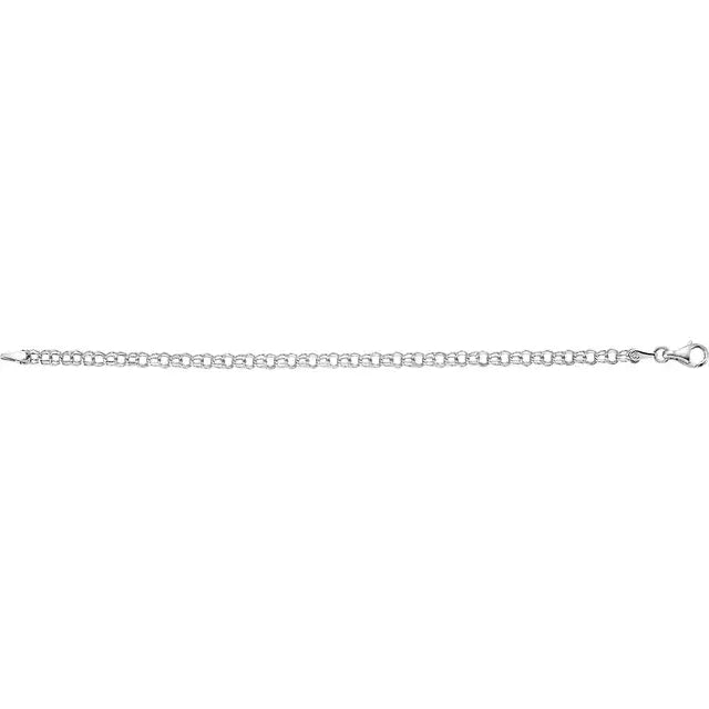 Brățară elegantă Orla, aur alb 14K, design minimalist, 3.75mm, pentru femei, rafinament premium, cadou ideal, pladorium.