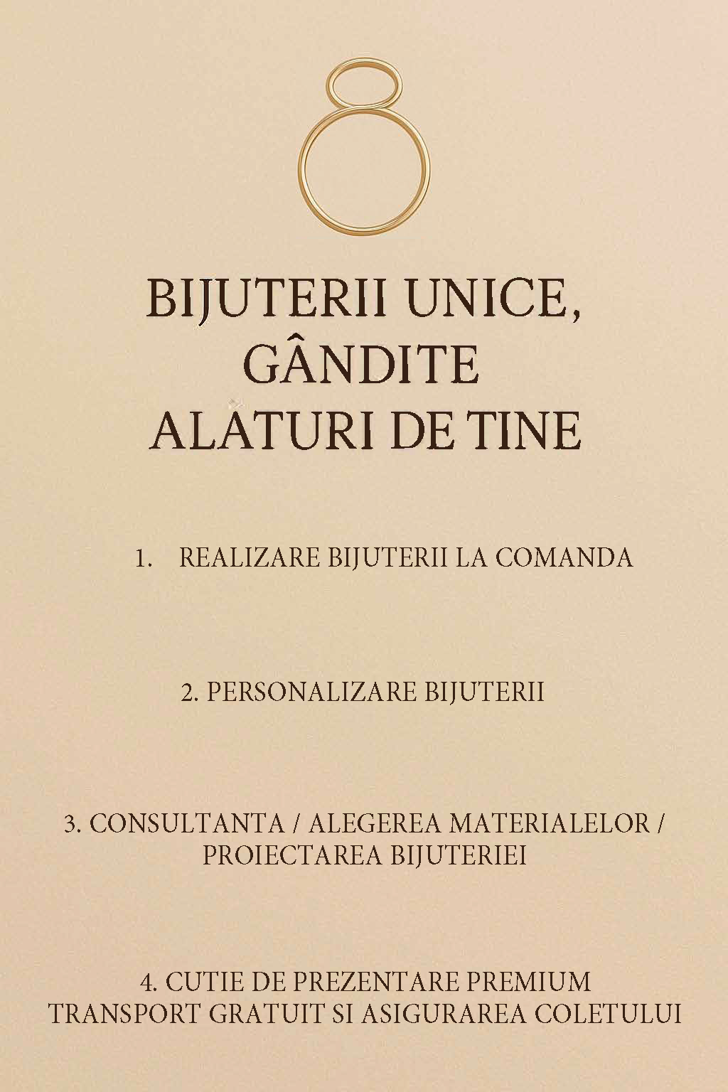 Bijuterii personalizate premium, consultanță, materiale excelente, aur și platina, transport gratuit, lux accesibil Pladorium.