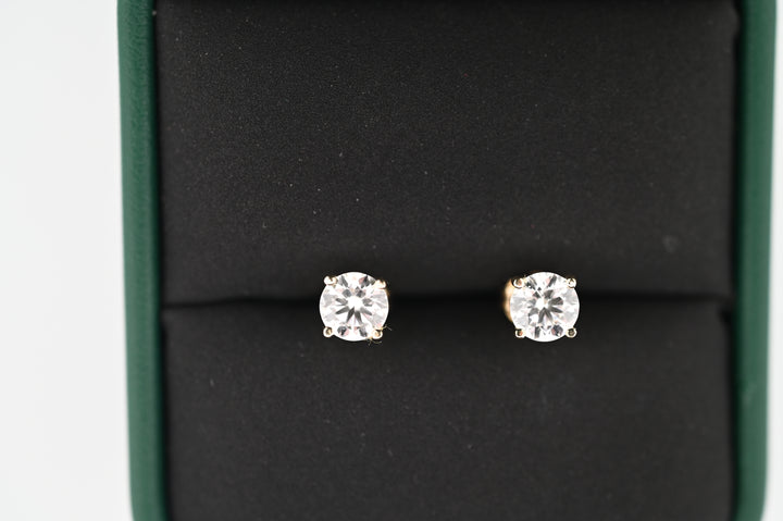 Cercei aur cu diamante naturale, design elegant și luxos, inspirat de zeița Selene, potriviți pentru femei, cadou premium