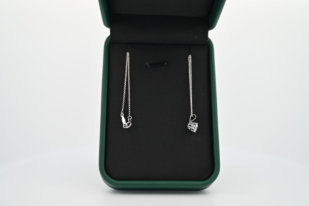 Pandantiv platină Selene cu diamant lab grown de 0.3ct, elegant și grațios.