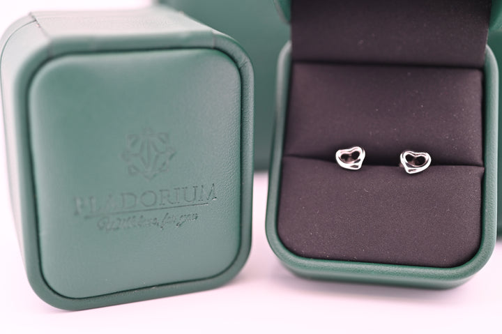 Cercei Platina Hera în cutie elegantă pladorium, design clasic, sofisticare timeless, cadou premium pentru femei, diamante lab grown