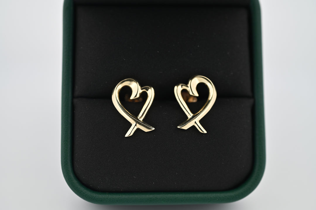 Cercei Aur Eros din aur galben, design elegant inspirat de iubire, ideali pentru cadou femei, lux și preț accesibil, diamante lab grown.