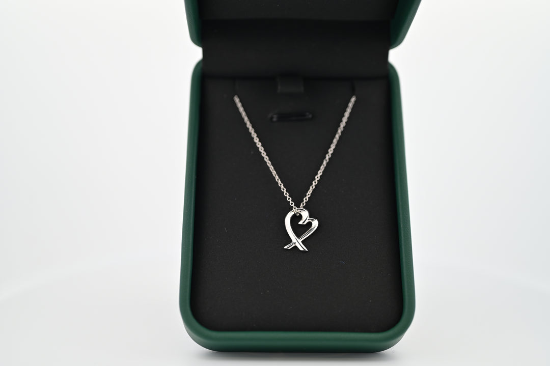 Colier platină Lant Platina 1mm cu Pandantiv Eros, simbol al eternității, elegant în cutie cadou, perfect pentru femei.