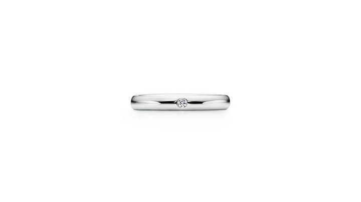 Verigheta platină cu diamant, design elegant și luxos, perfectă pentru cadouri premium pentru femei; bijuterie pladorium.