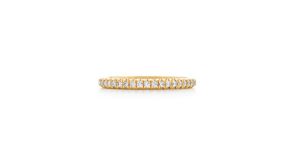 Inel de aur Eternity cu diamante lab grown 4ct, elegant și luxos, perfect ca gift premium pentru femei, design rafinat și preț accesibil.