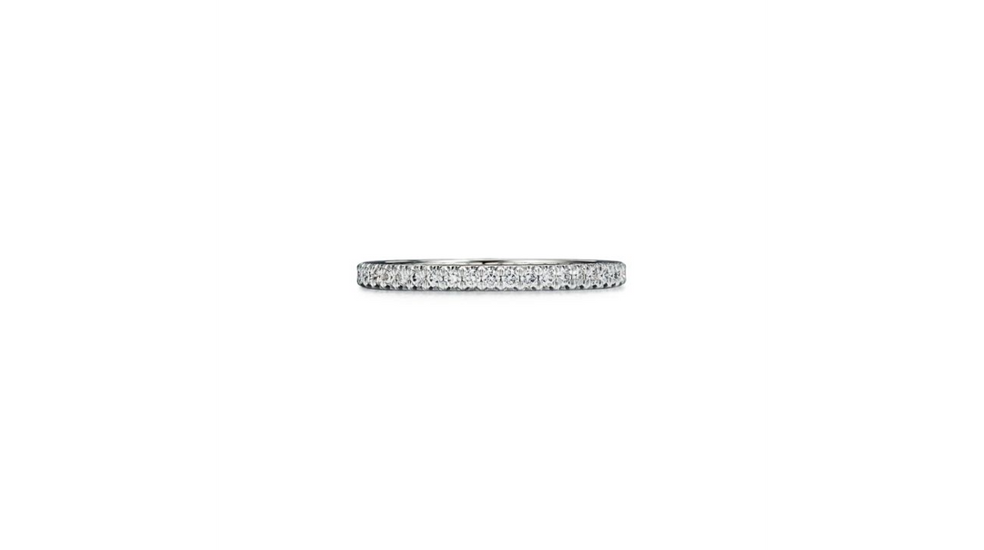 Inel Eternity fin cu diamante lab grown 4ct, din platină, simbol al iubirii, cadou elegant și accesibil pentru femei, design pladorium.